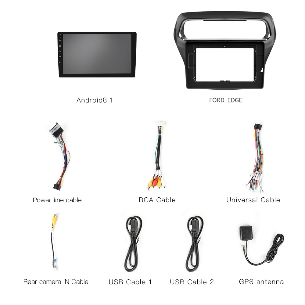 2.5D Android Car Radio Multimedia MP5 Video Player GPS WIFI Stereo for Escort ford 2015 Support Mirror Link