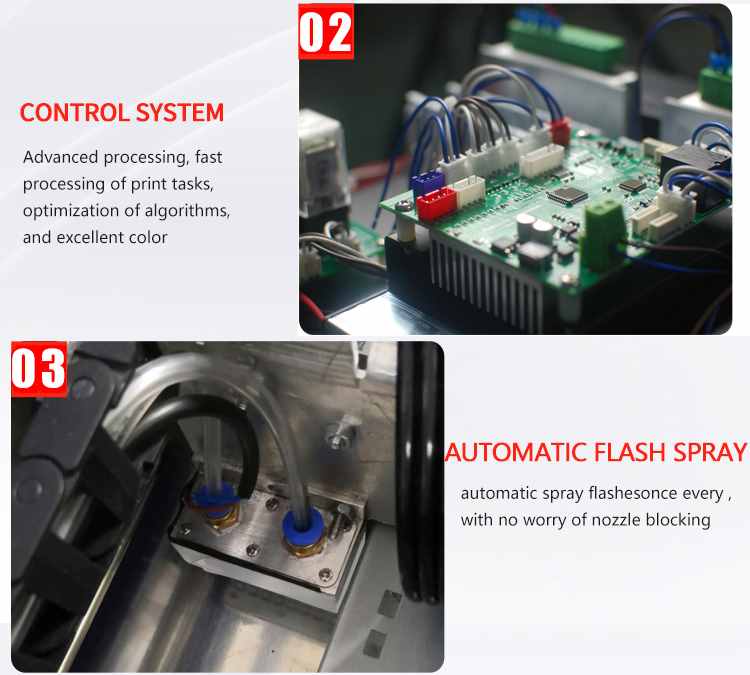 UV Printer Varnish And Inkjet Printer Double Heads UV Flatbed Printer For Mug Bottle T-shirt Printing Machine