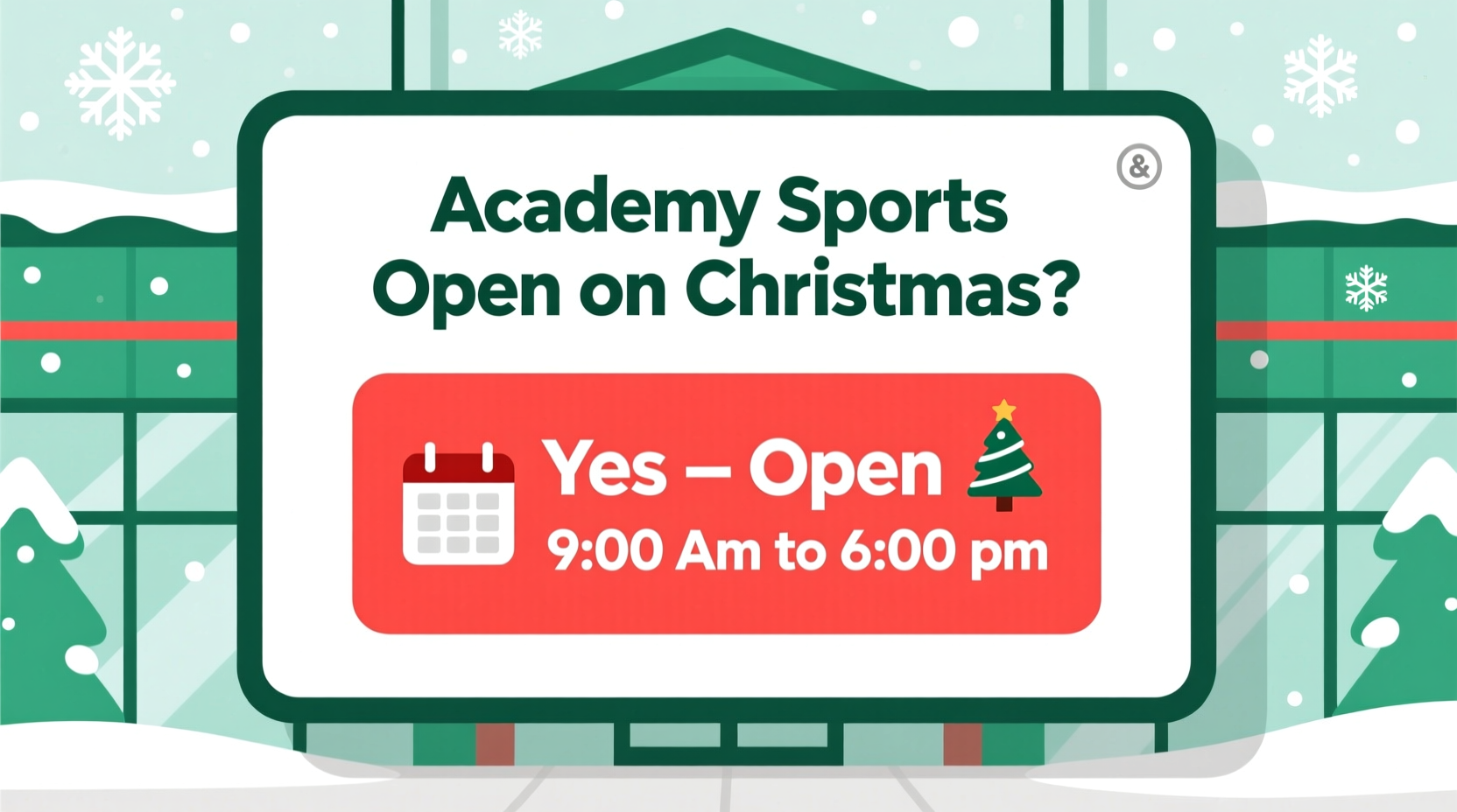 is academy sports open on christmas