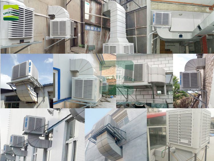 air coolers water cooling fan for farm and Livestock and poultry house air conditioner Supermarket air cooler
