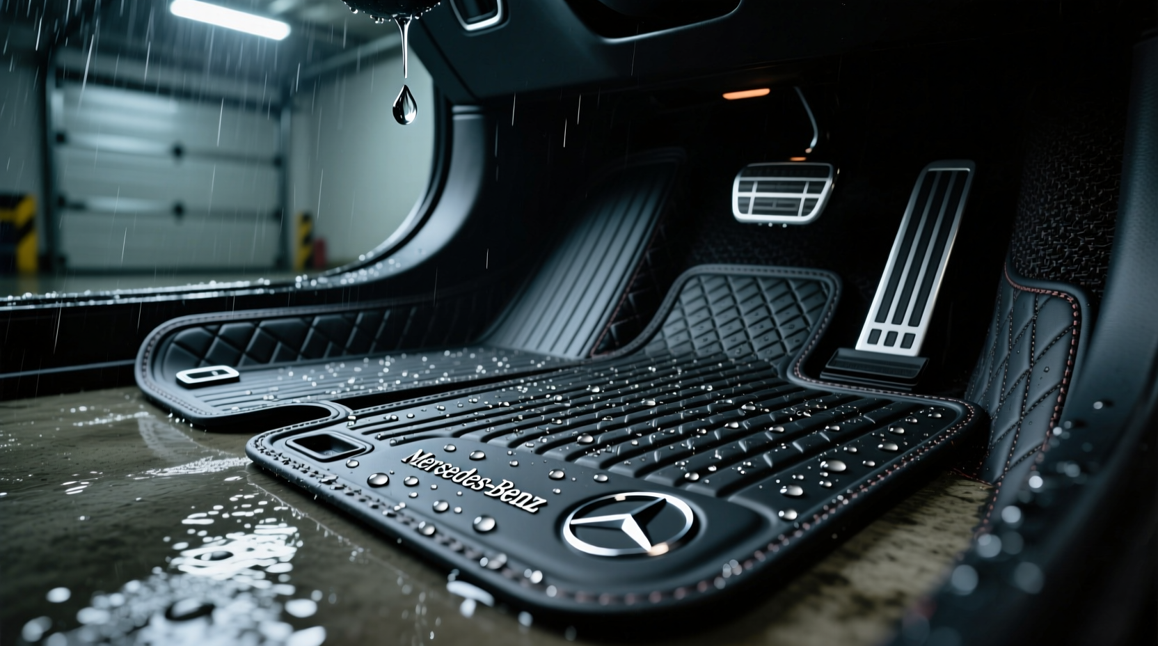 Best Non-Slip Floor Mats for 2019 Mercedes-Benz C300 in Rain