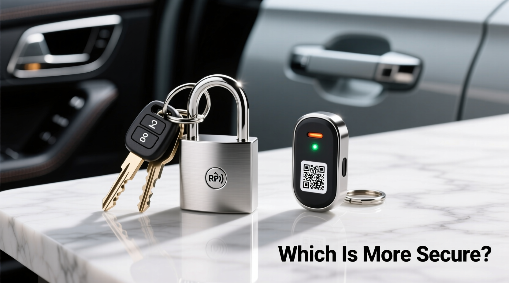 keychain padlock vs key finder which is actually more secure for my car keys