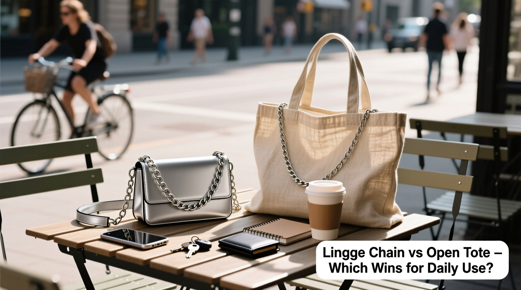 lingge chain vs open tote which bag is actually more convenient for everyday use