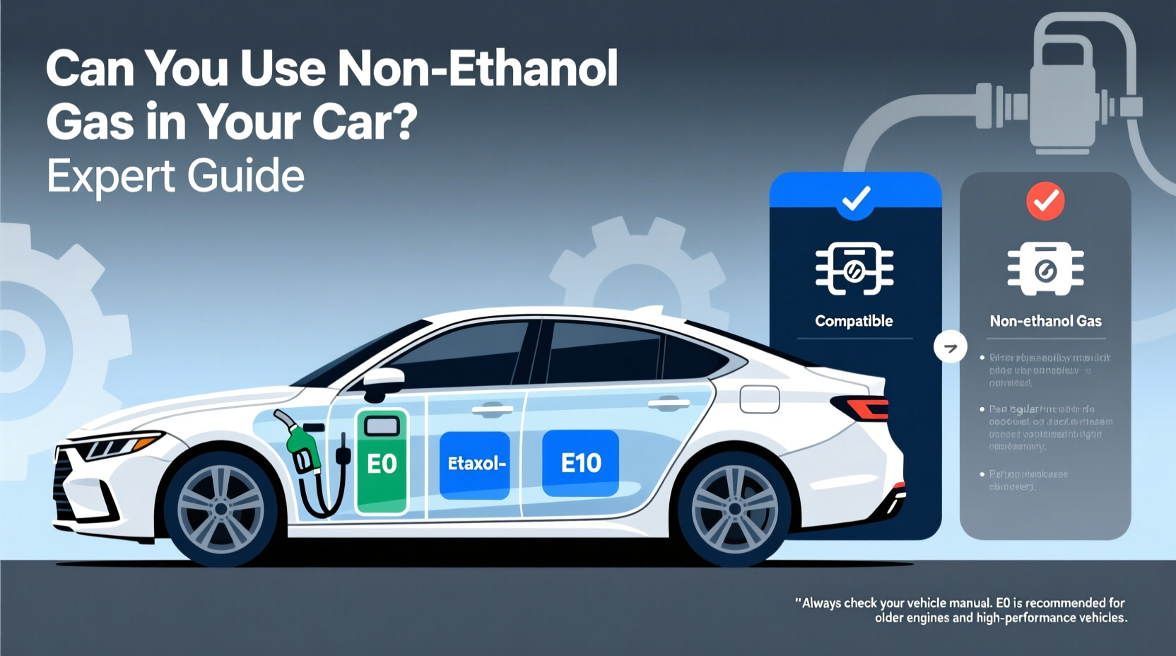 can i use non ethanol gas in my car