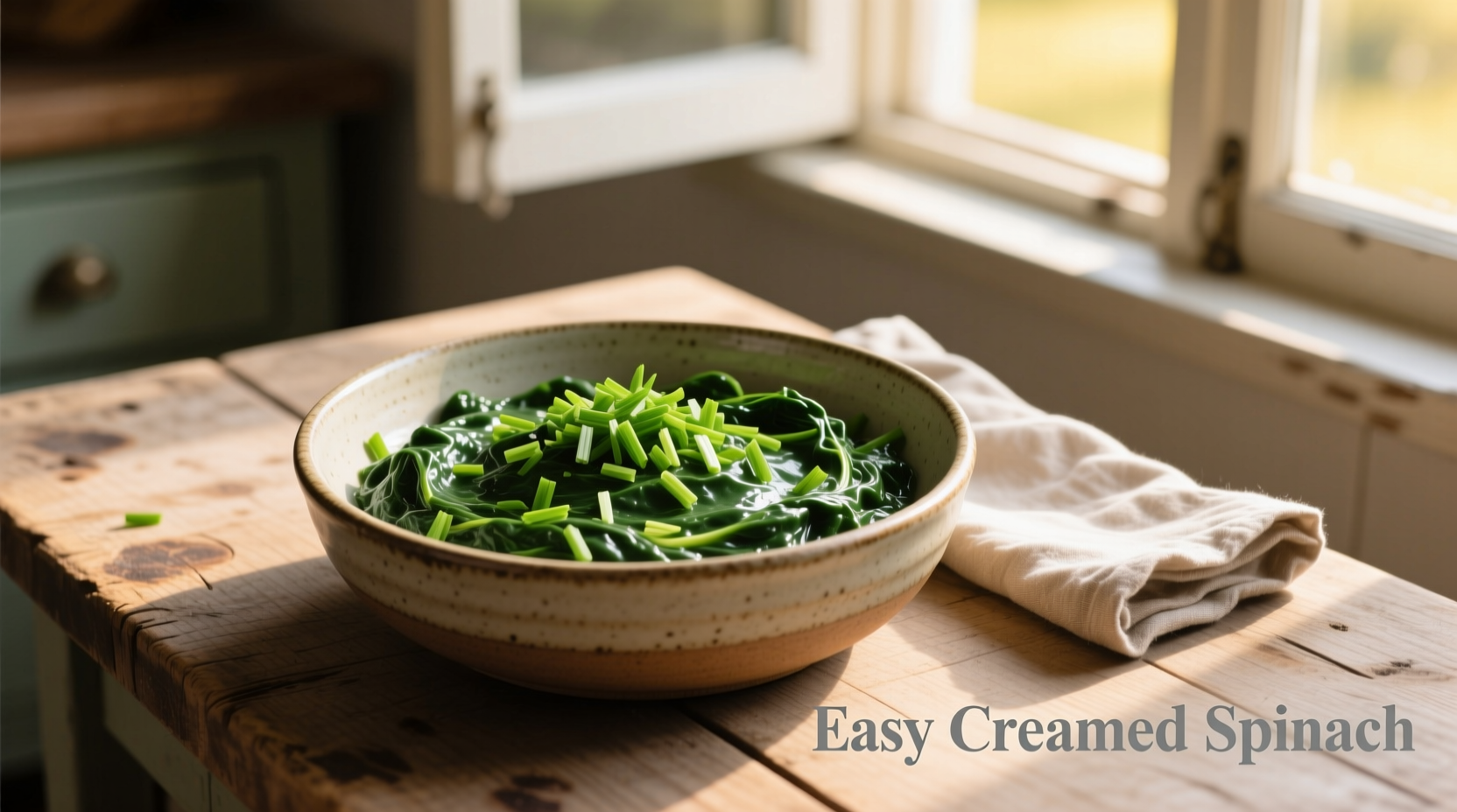 Easy Creamed Spinach Recipe in 20 Minutes (No Fail Method)
