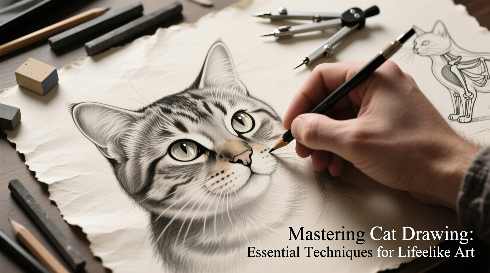 mastering cat drawing essential techniques for creating lifelike cat art