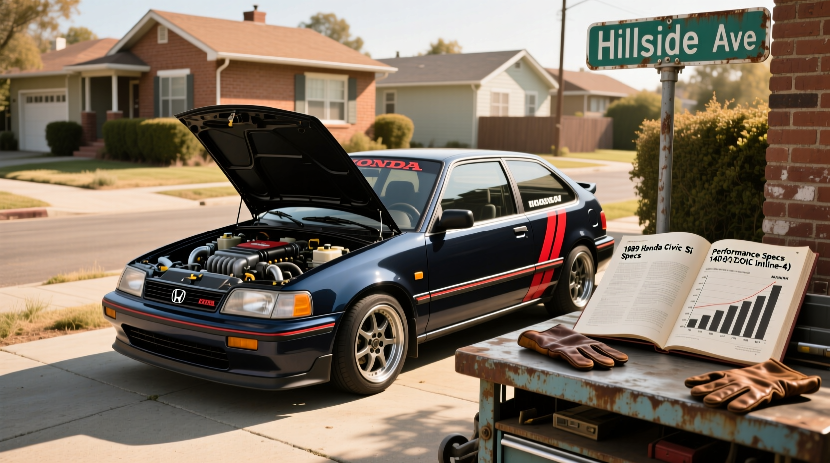1989 honda civic si hatchback power value guide