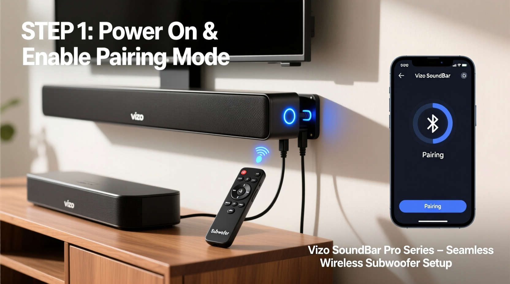 step by step guide to seamlessly pair your vizio soundbar with a subwoofer for enhanced audio