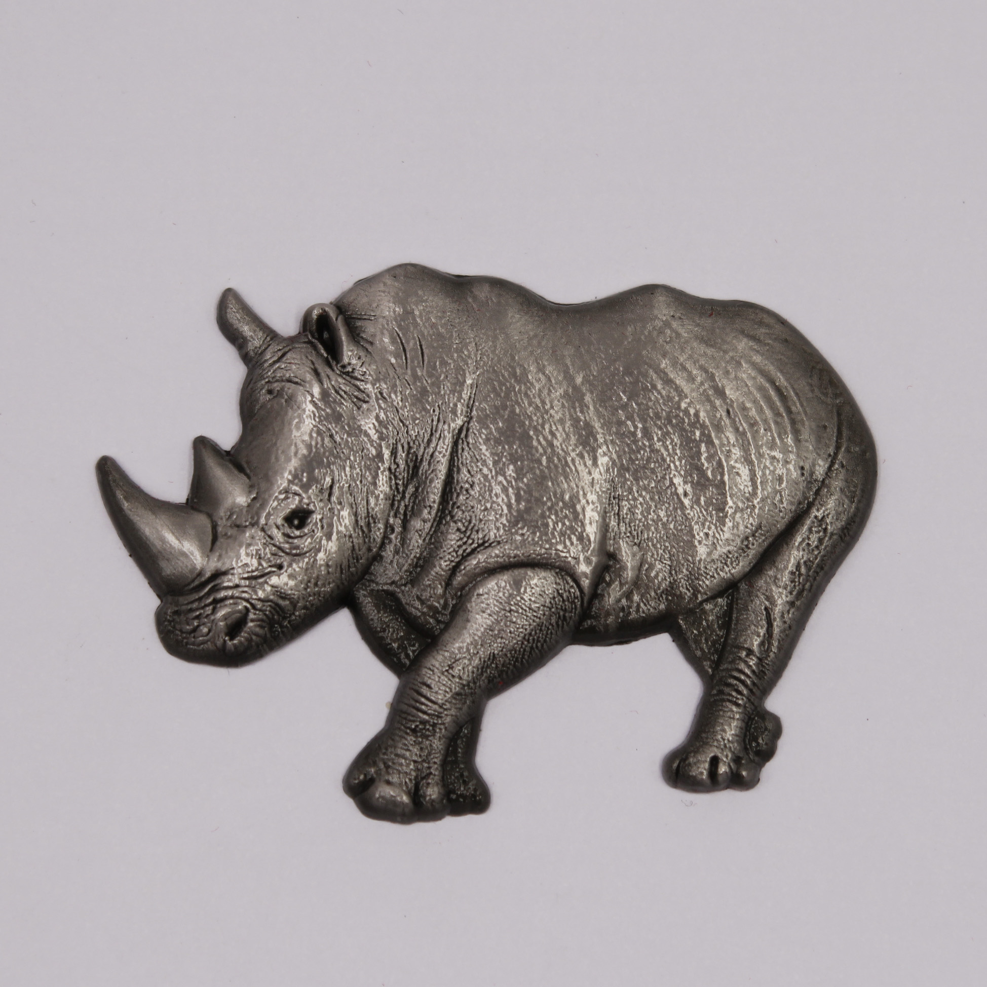 亚马逊儿童金属玩具礼物犀牛古董动物定制冰箱磁铁批发