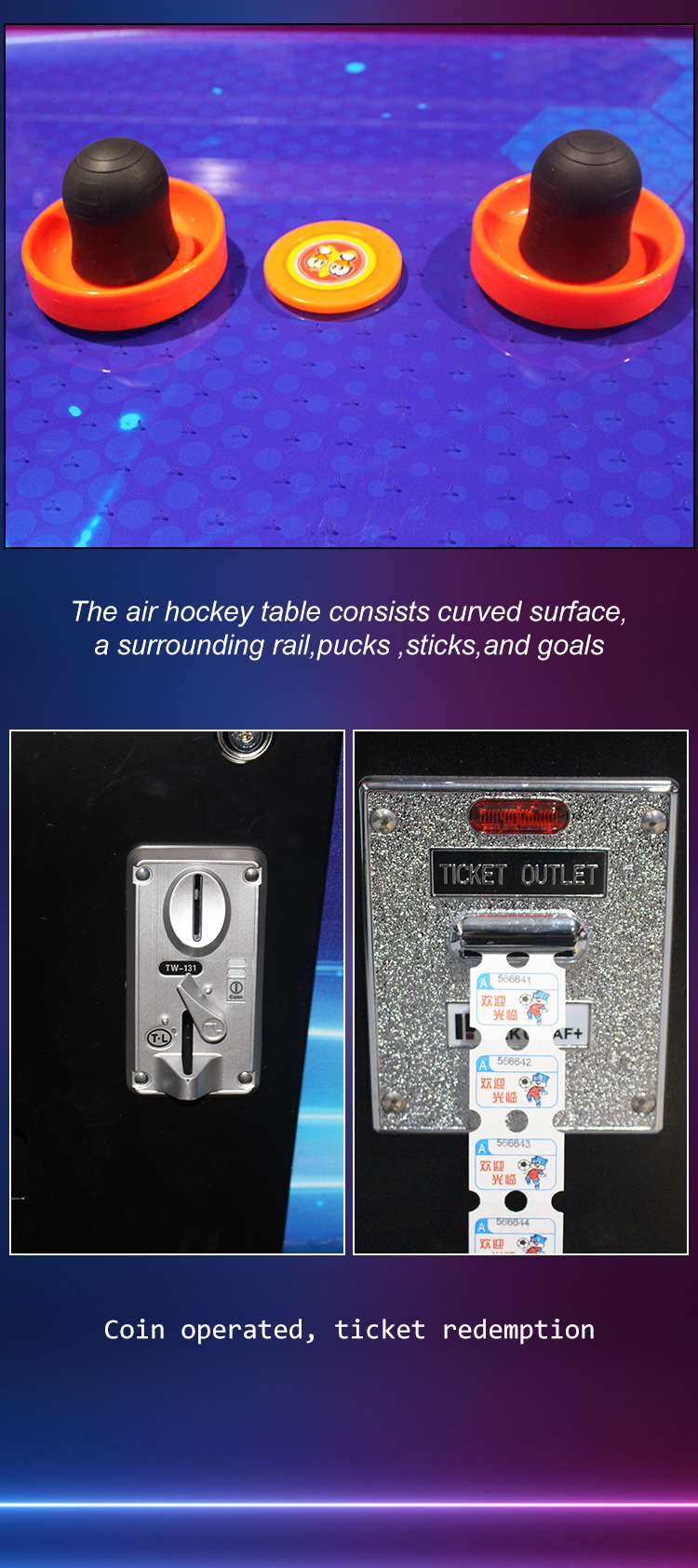 Pool Cheap Mesa de hockey de aire Electronic Sports Street Sets Ice Machine Table Mini Hockey Arcade Machine