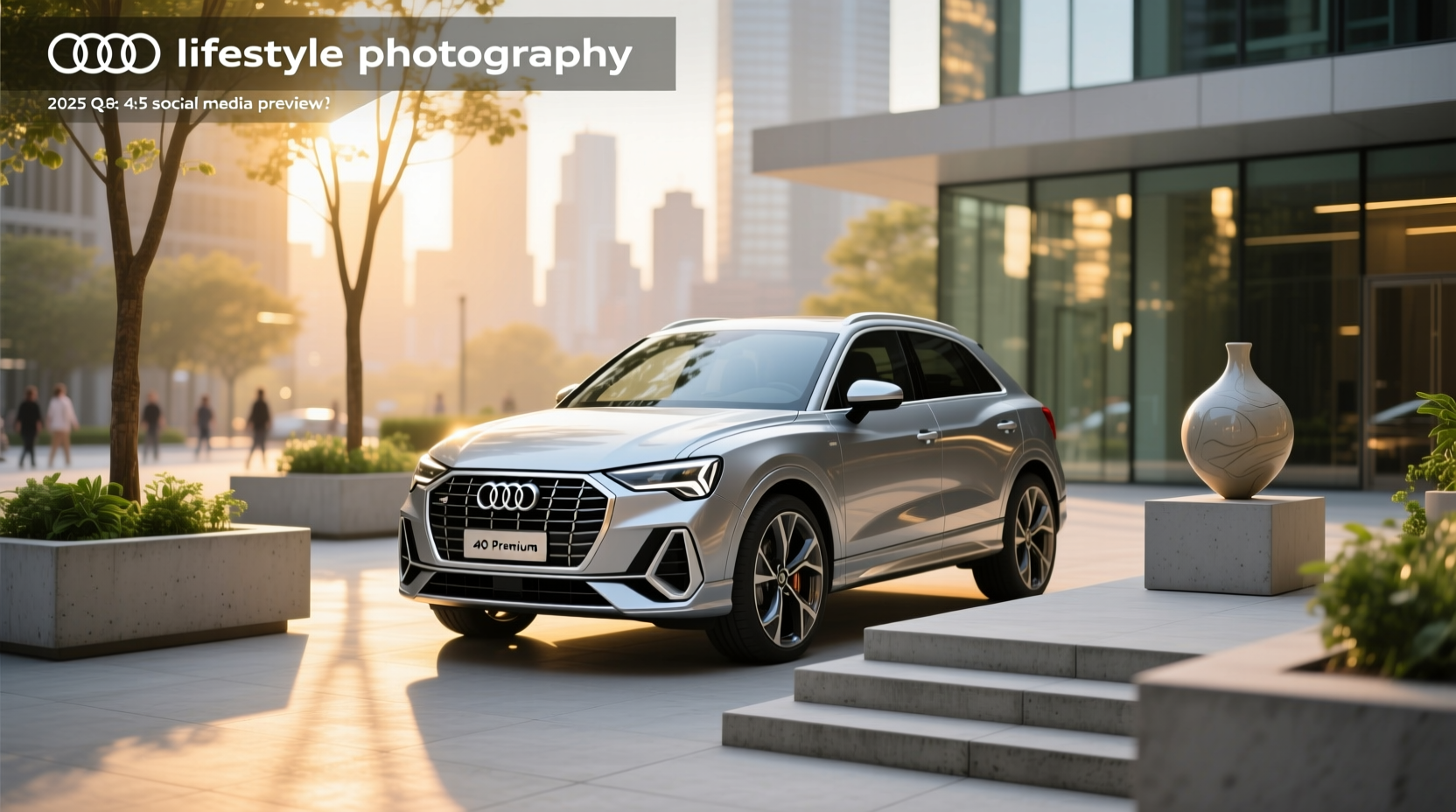 2025 audi q3 40 premium exterior view