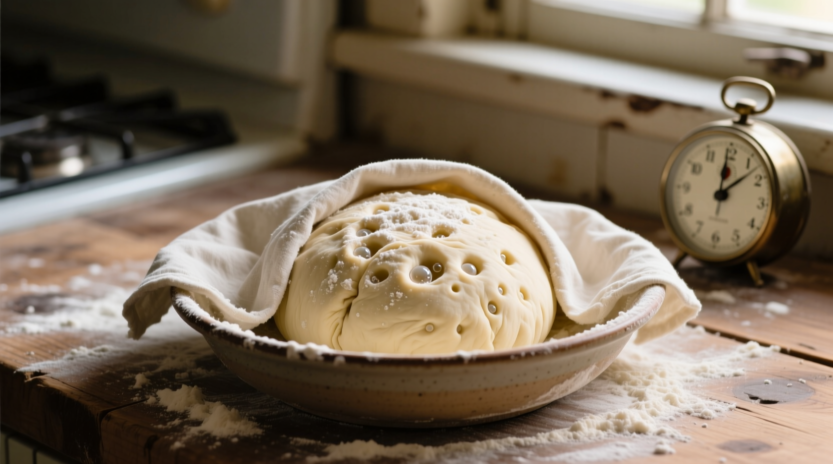 let pizza dough rise overnight for better thin crusts