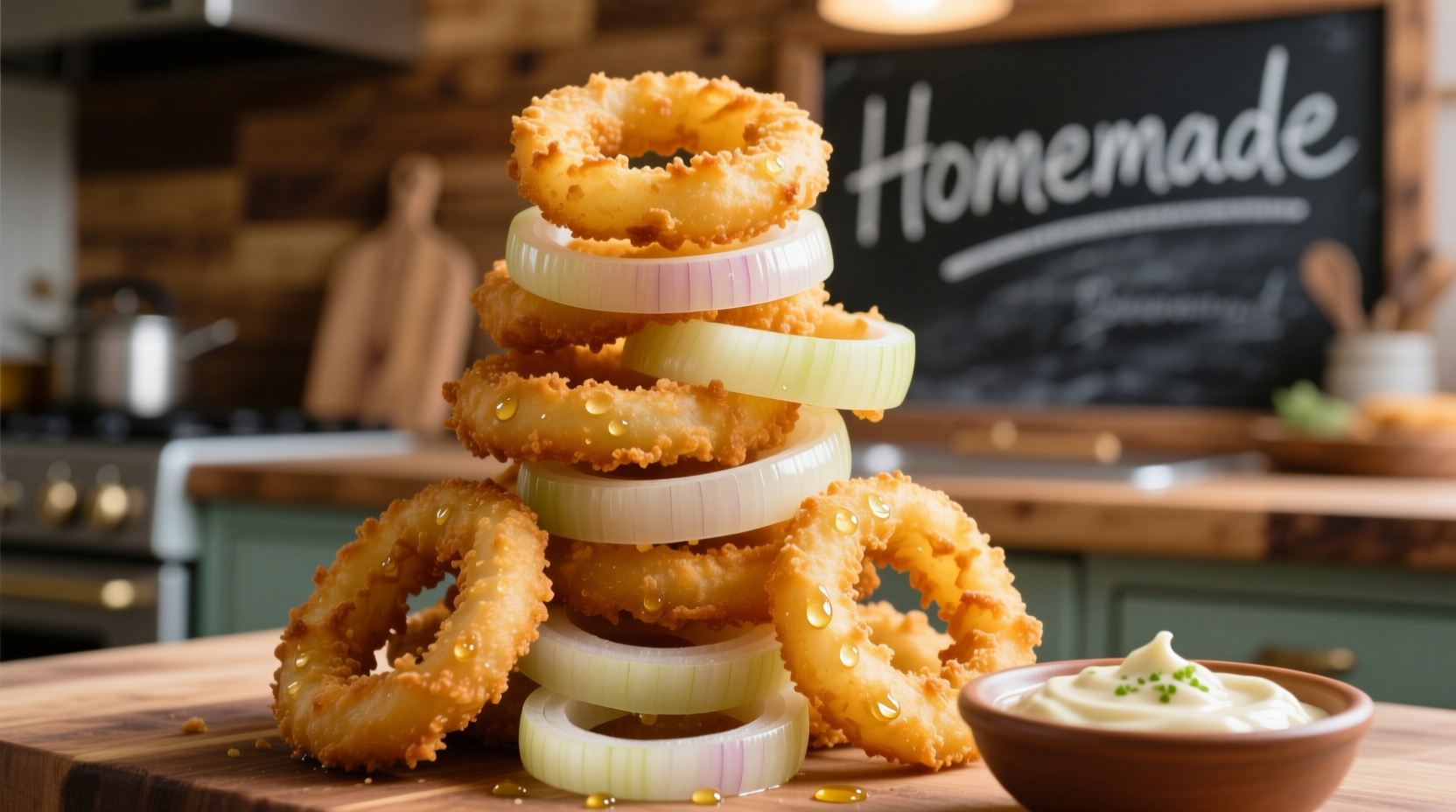 chips onion rings