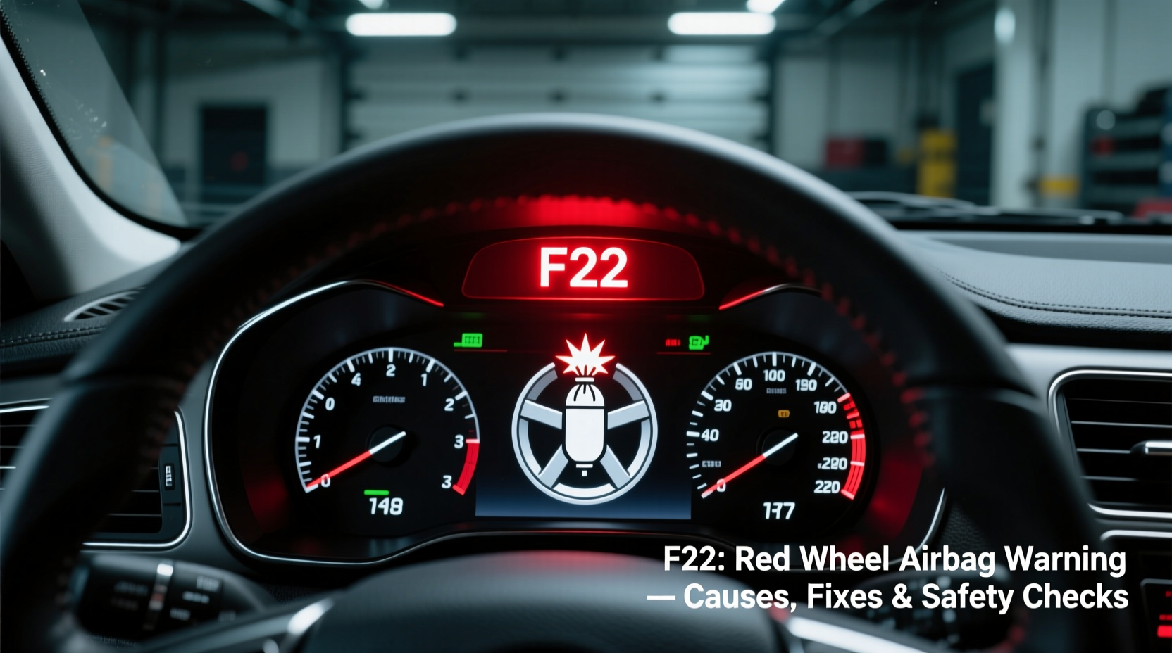 F22 Red Wheel Airbag Warning: Causes, Fixes & Safety Checks