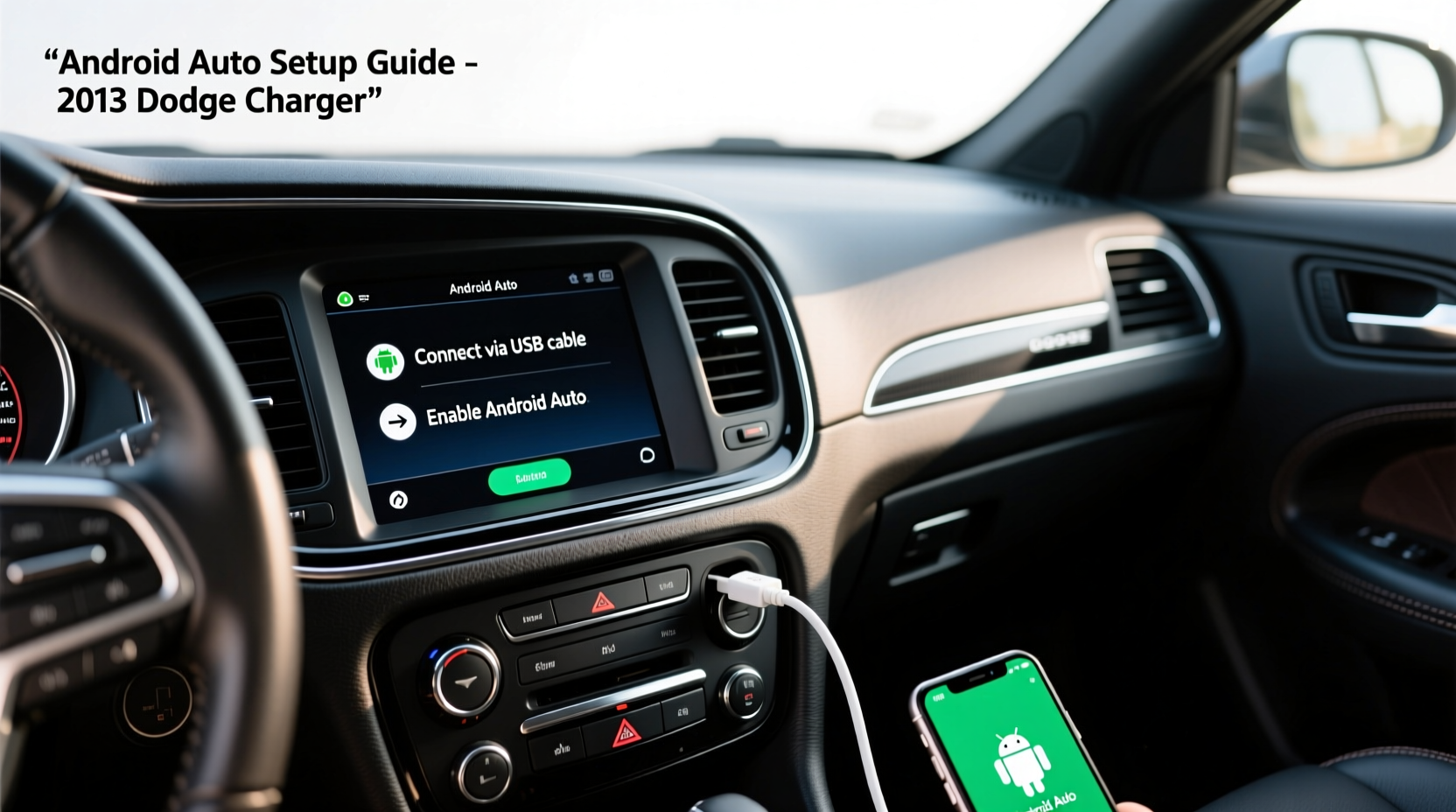 2013 charger android auto install