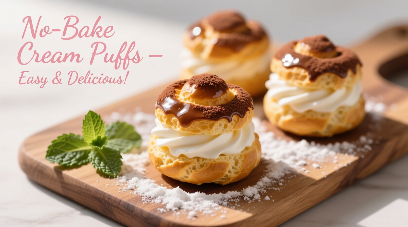no bake cream puffs easy steps to delicious fluffy treats without an oven