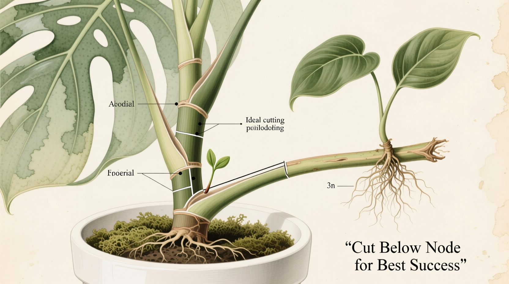 Where to Cut Philodendron for Propagation