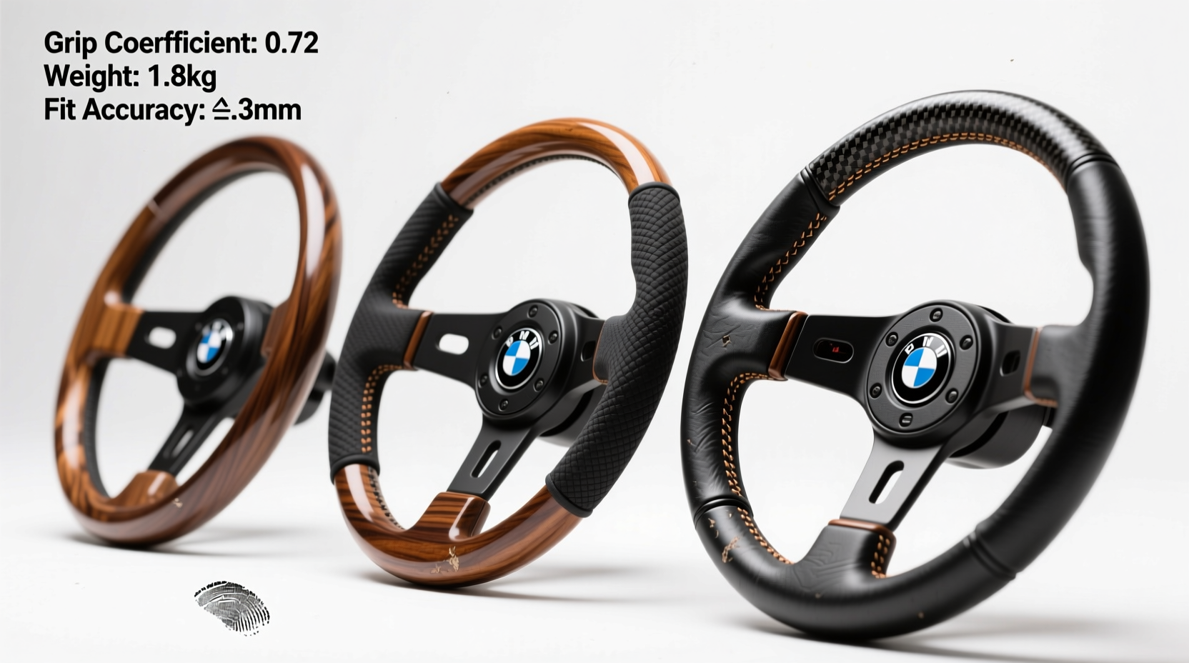 e34 wood wheel grip comparison