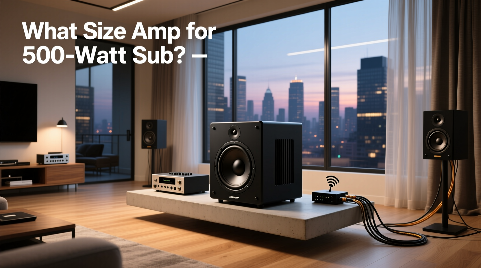 What Size Amp for 500 Watt RMS Sub? Buying Guide