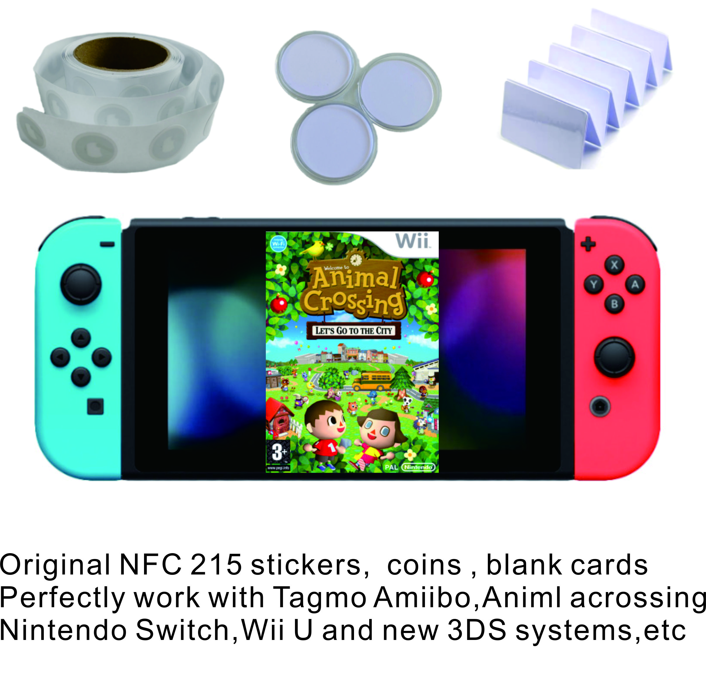 NFC 215 Stickers - Unique Design Logo for Wholesale