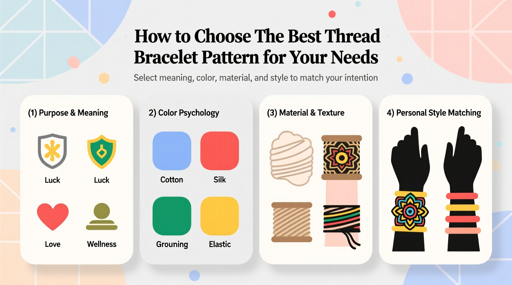 How to Choose the Best Thread Bracelet Pattern for Your Needs
