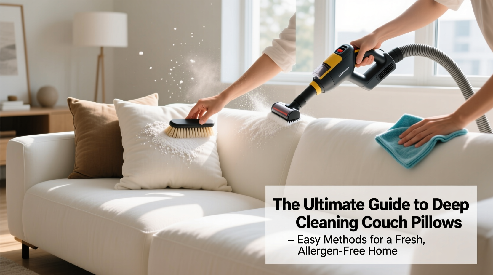 the ultimate guide to deep cleaning couch pillows easy methods for a fresh allergen free home