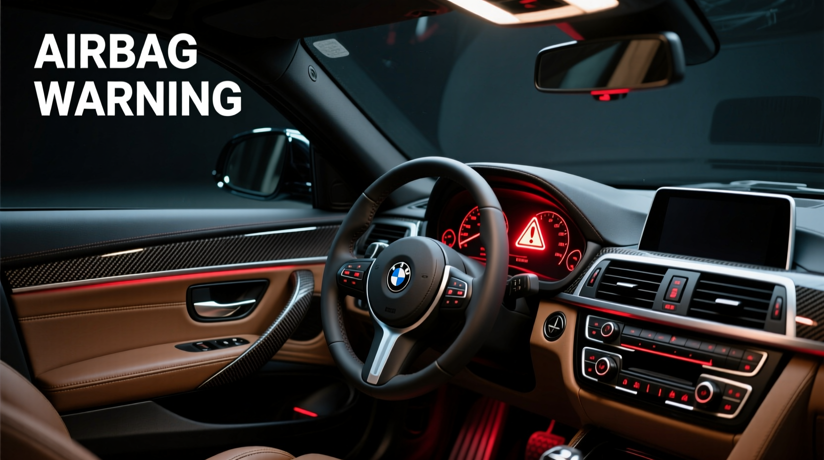 bmw 318i airbag warning carbon