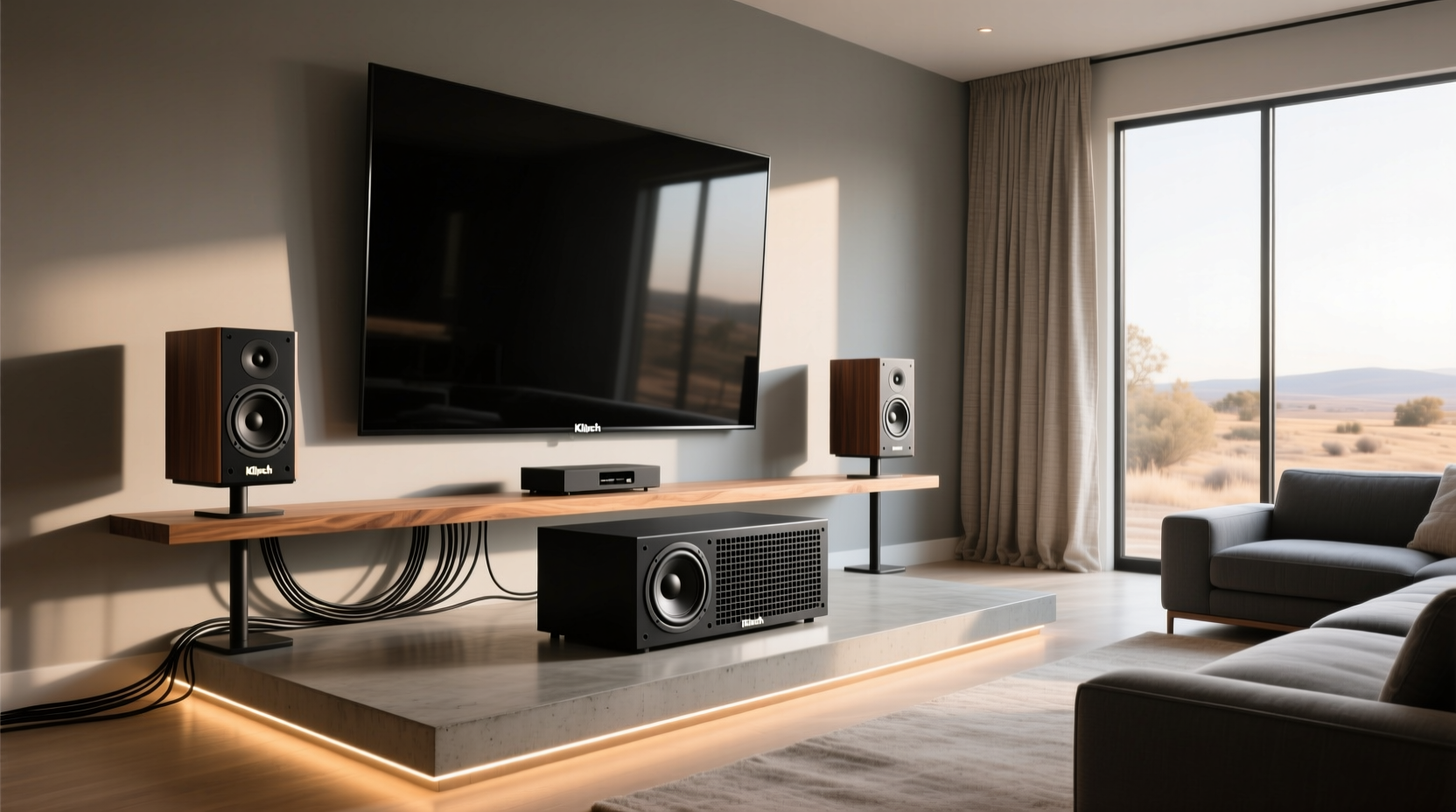 15 inch klipsch subwoofer room size vs. bass type