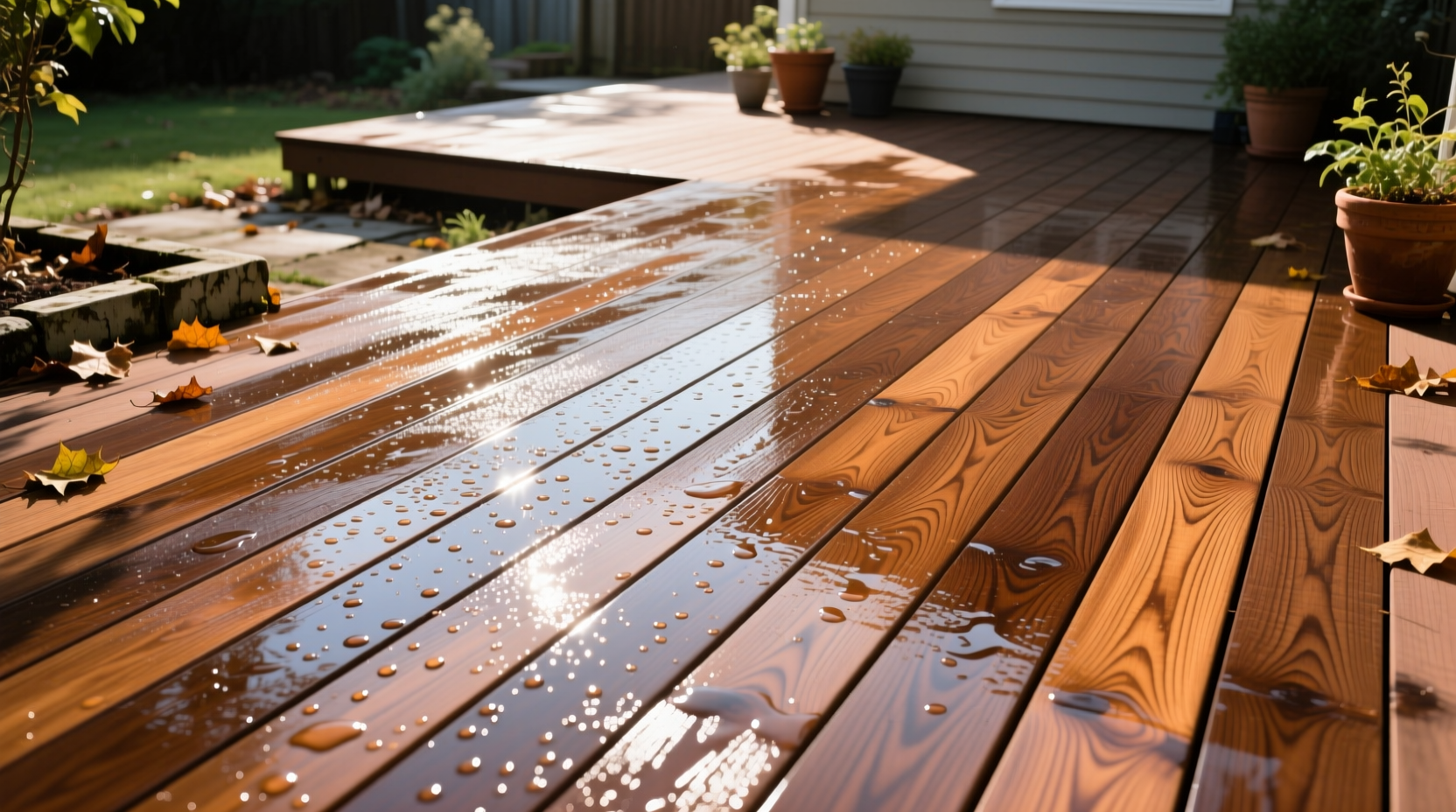 power wash a wood deck