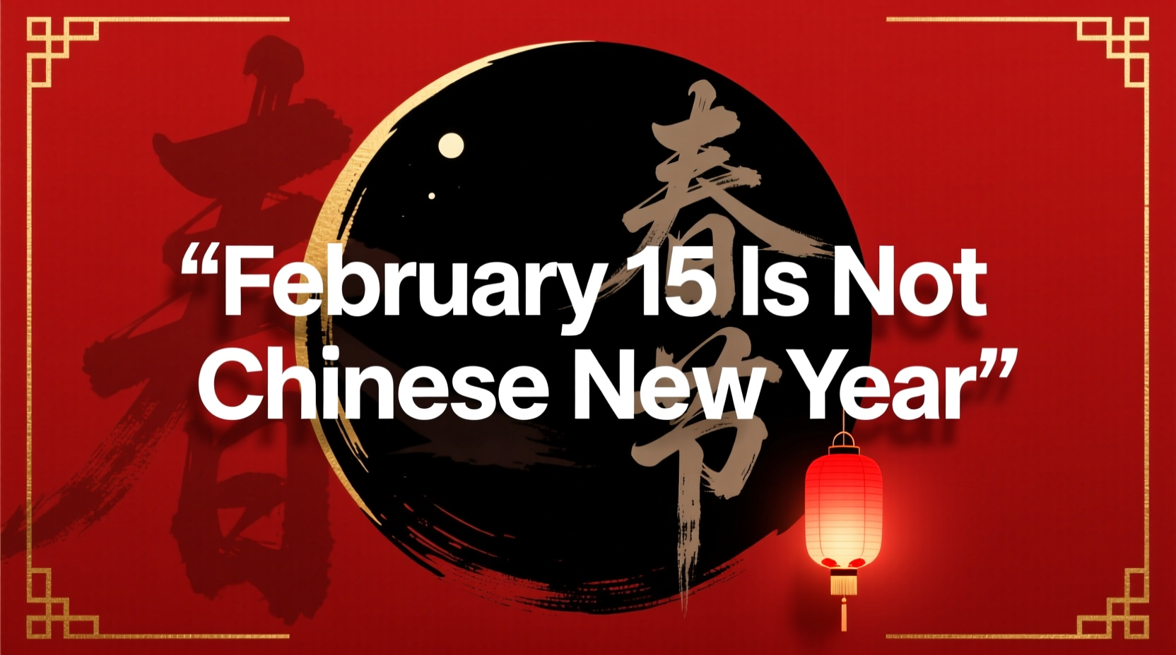is february 15 a chinese new year