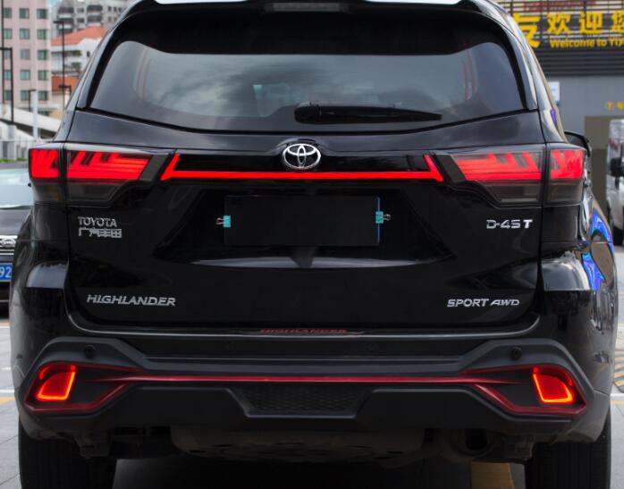 buy rear bumper trunk tail light for toyota highlander 2014