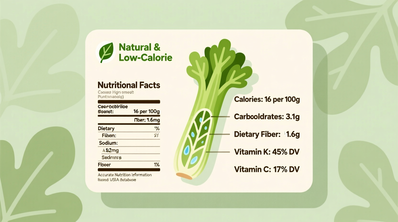 Celery Nutrition Facts: Calories, Benefits & Data (2024)