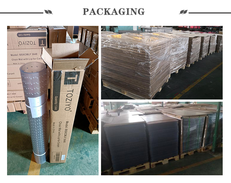 Office home floor protection EVA PVC chair mat roller chair mats(图7)