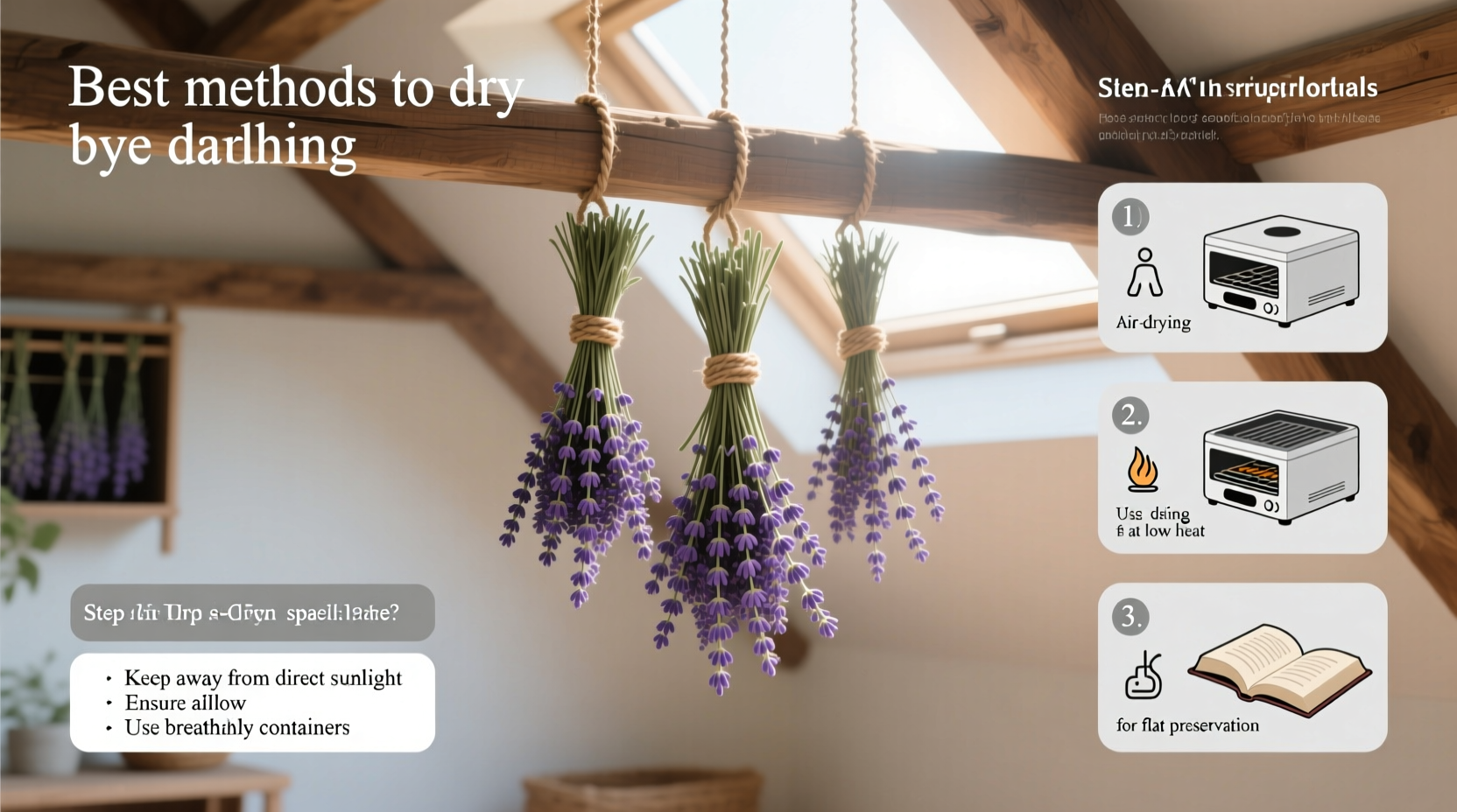 how to dry lavendar