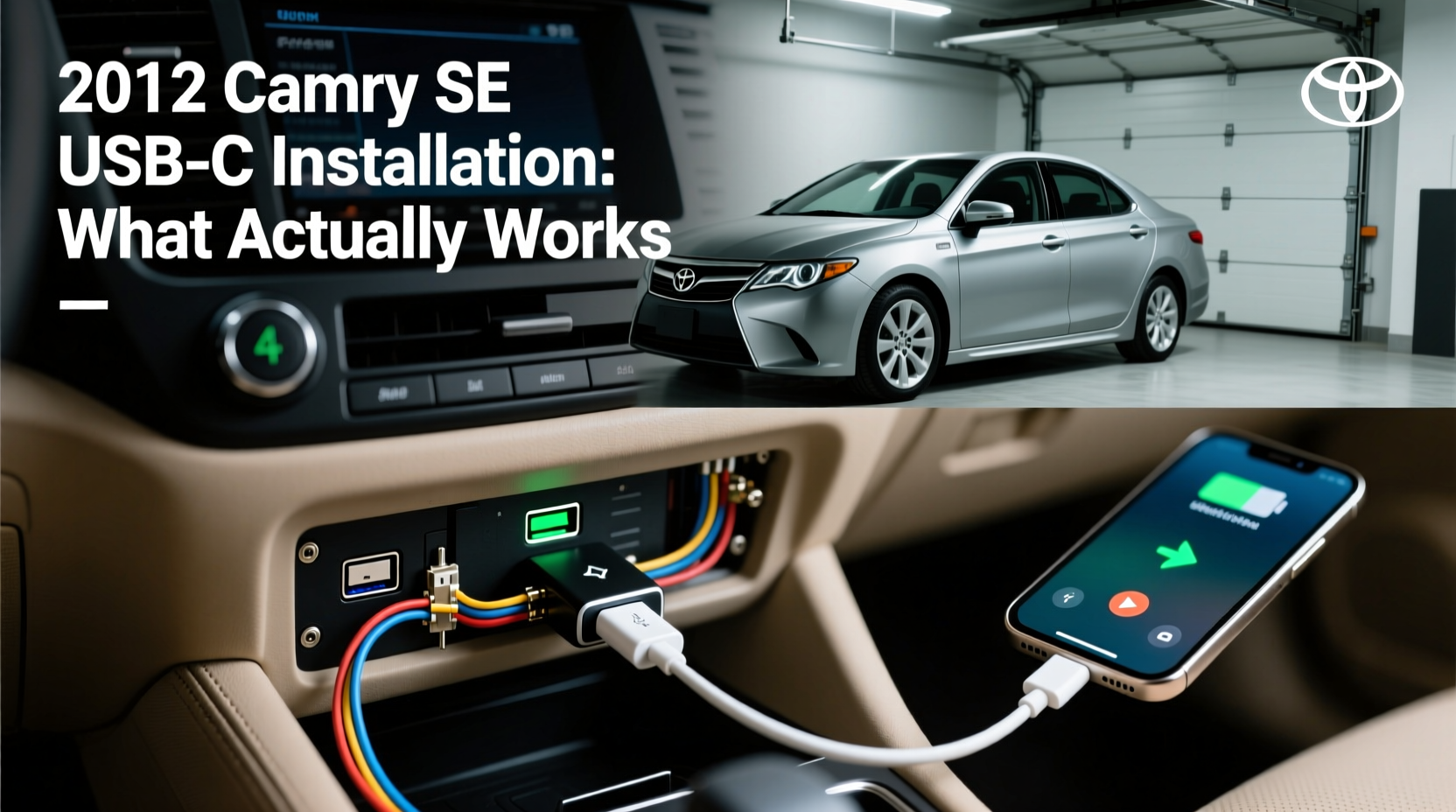 2012 camry se usb c install