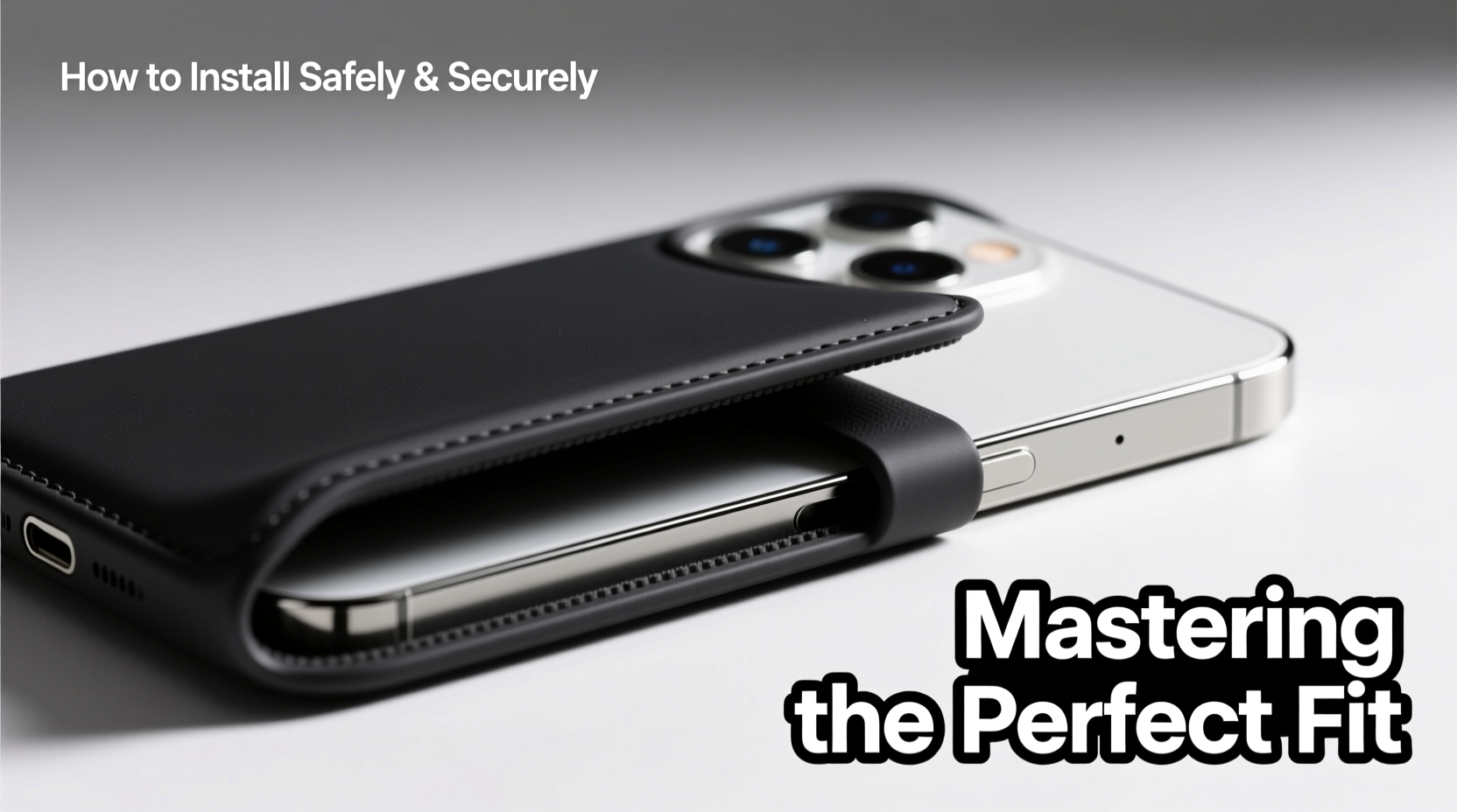 mastering the perfect fit how to install an iphone sleeve safely and securely