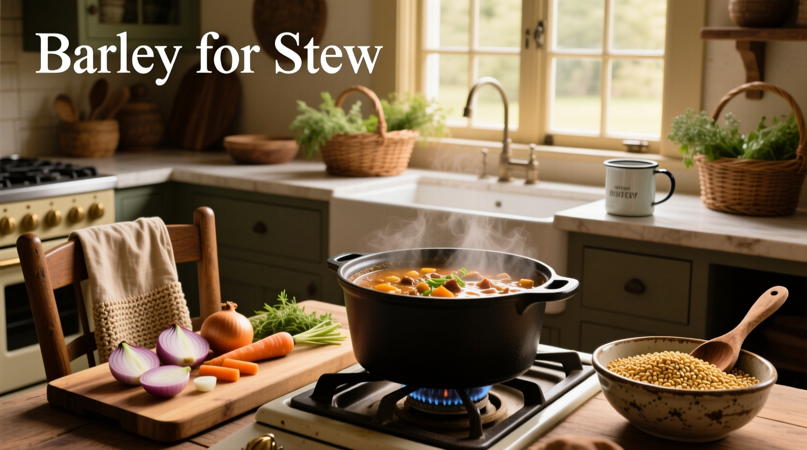 barley for stew which type when to add