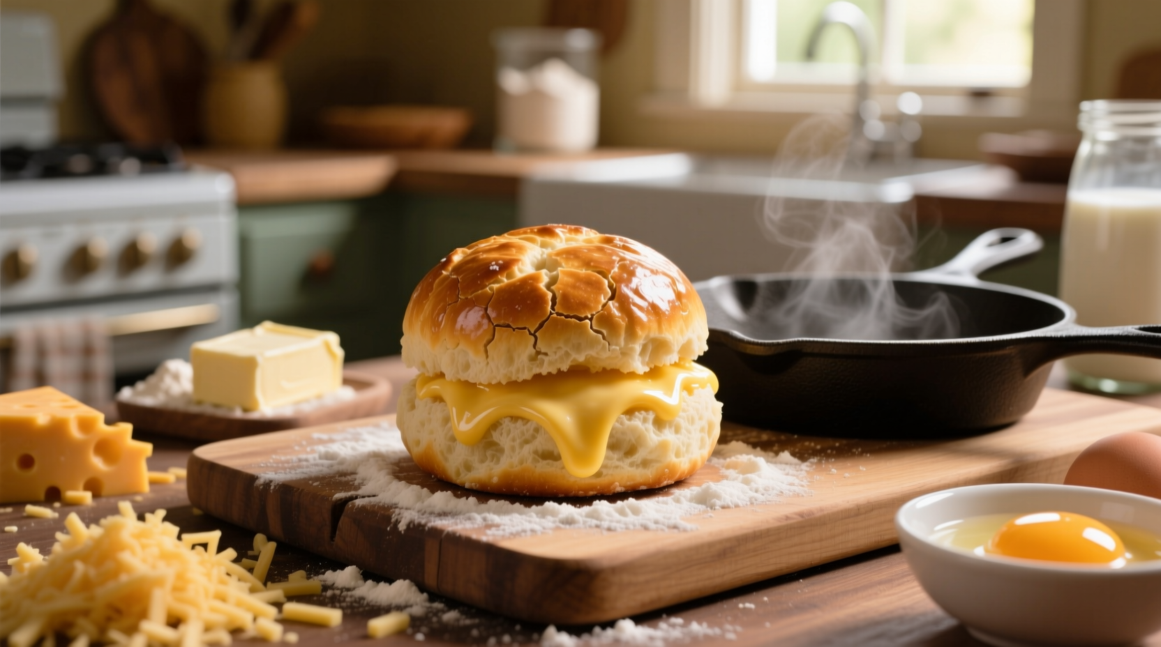 cheese stuffed biscuit ball recipe