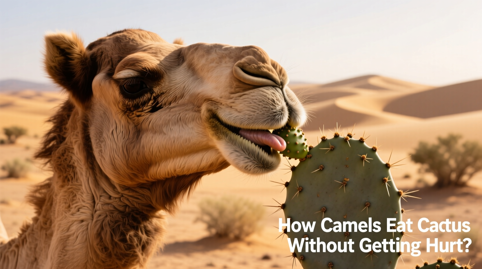 How Camels Eat Cactus Without Getting Hurt