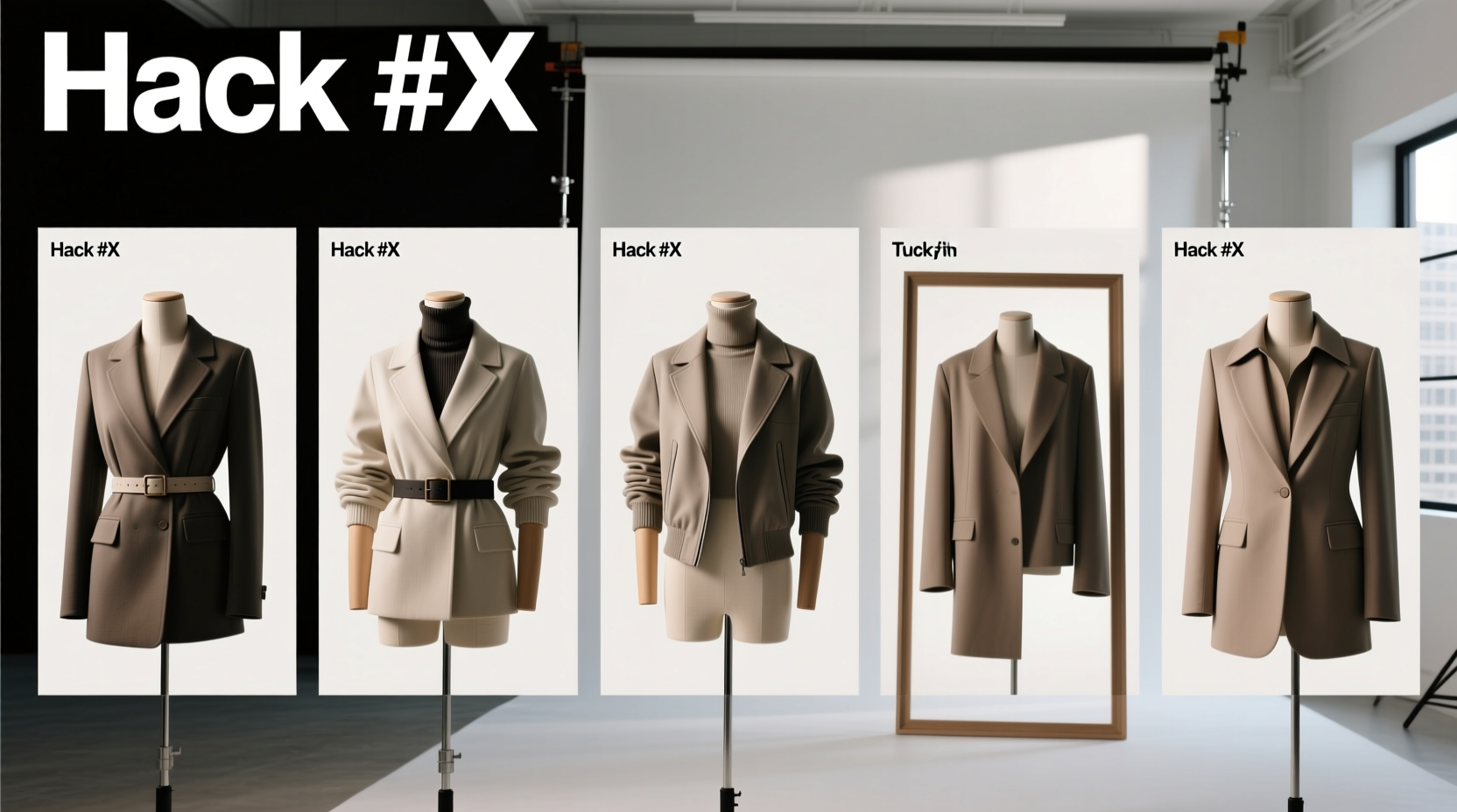 7 simple styling hacks to make any jacket look more fitted and flattering