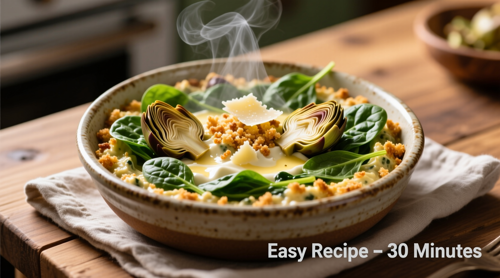 Easy Spinach Artichoke Dip Recipe: 7 Ingredients, 20 Minutes