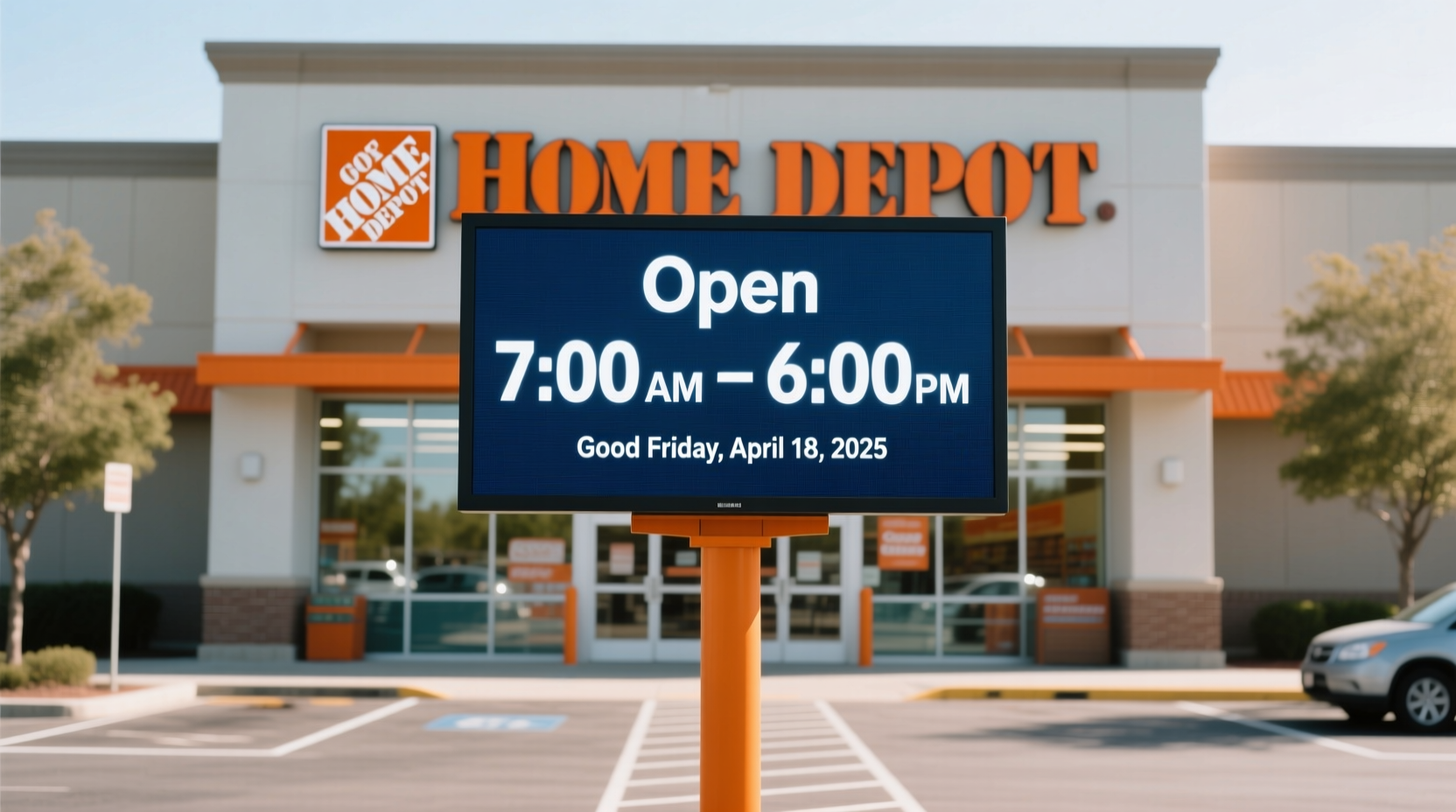 is home depot open on good friday