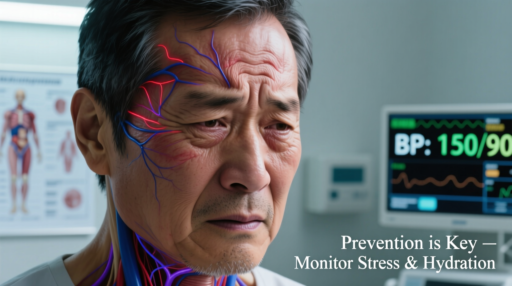 forehead veins popping out causes treatment prevention