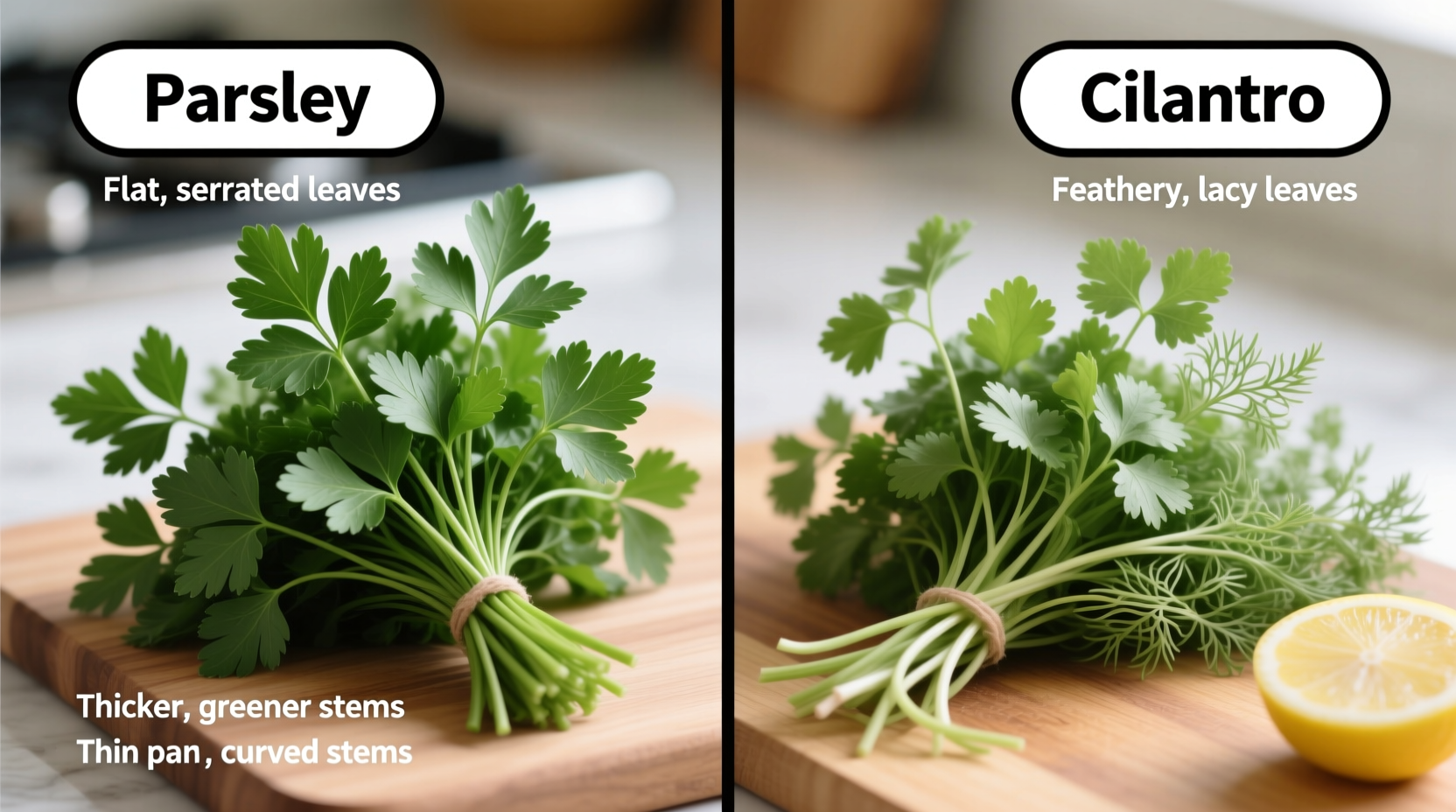 How to Tell Parsley from Cilantro: Key Differences