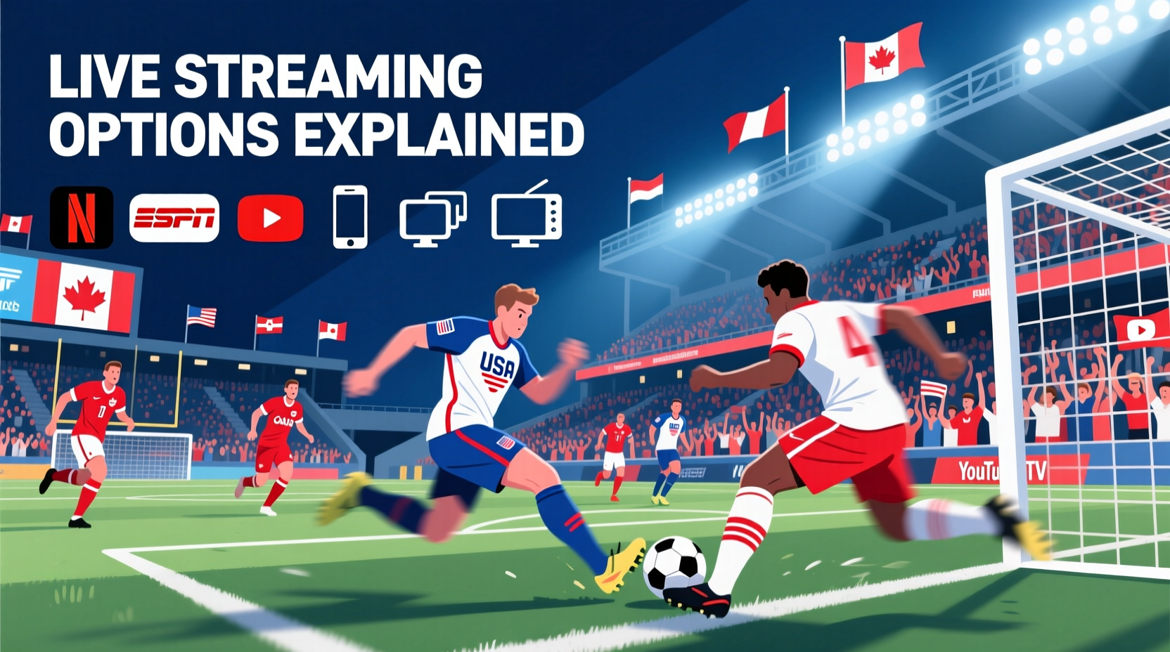 how to watch usa vs canada live streaming and viewing options explained
