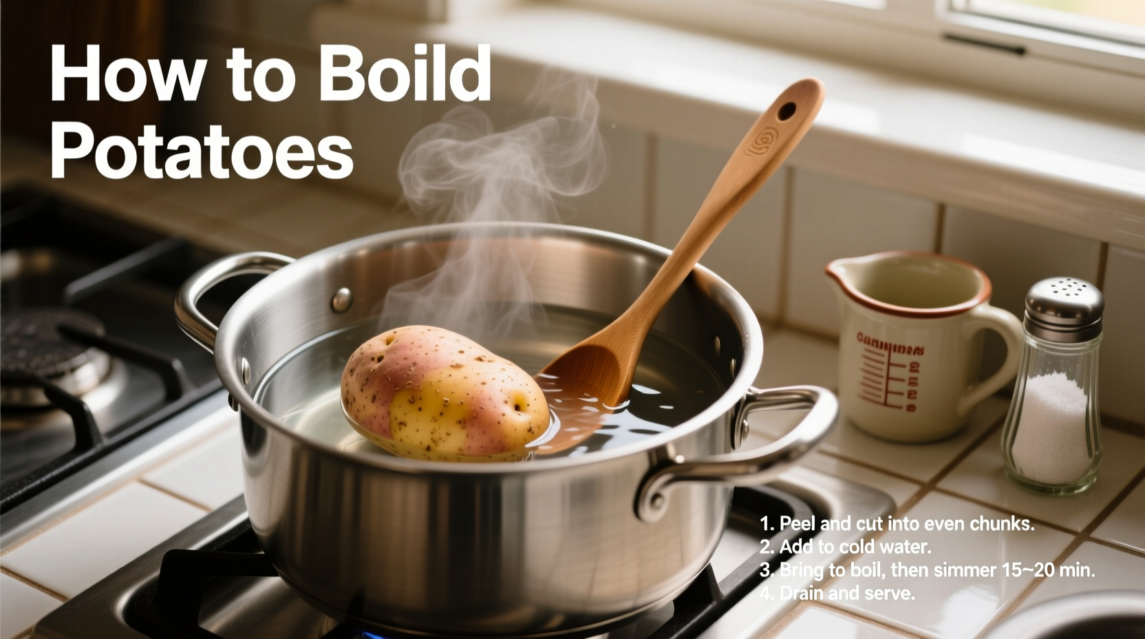 how to boil potato