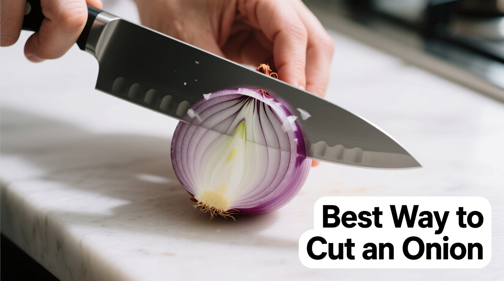 best way to cut an onion