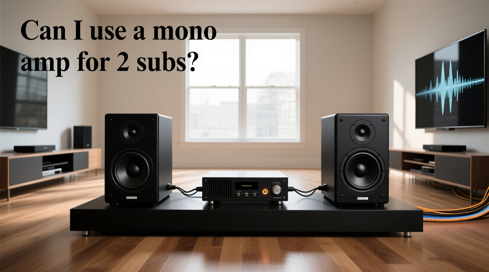 2 subs, 1 mono amp wiring power guide