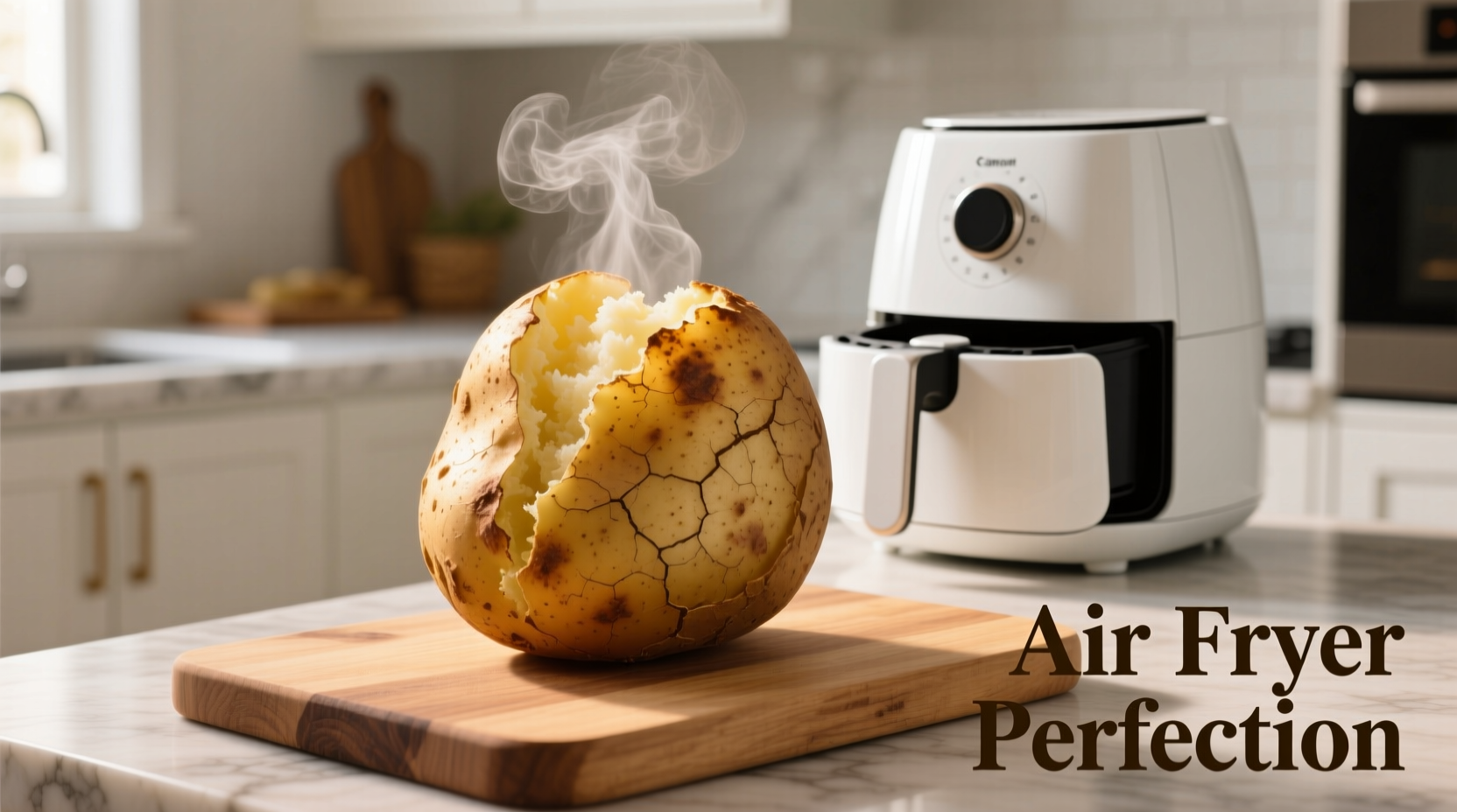 Perfect Air Fryer Baked Potato: Crispy Skin, Fluffy Center