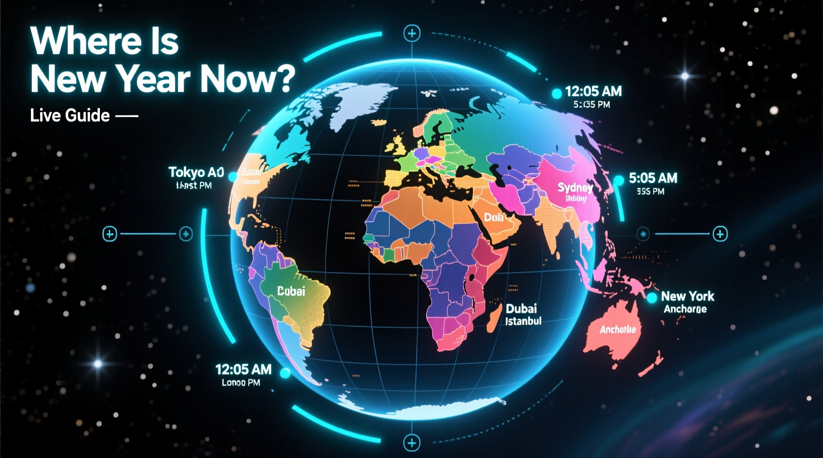 where is new year now map